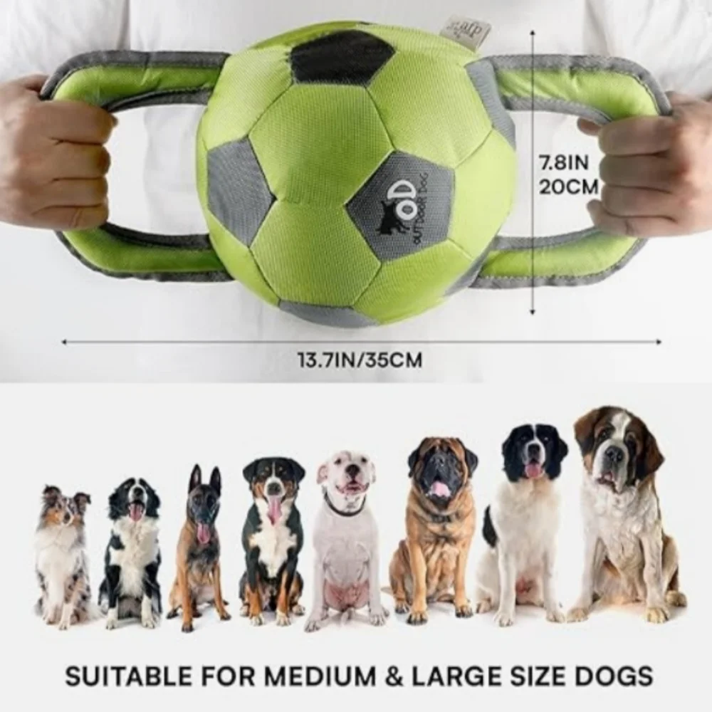 All For Paws Handle Soccer Ball Toy, Outdoor Dog